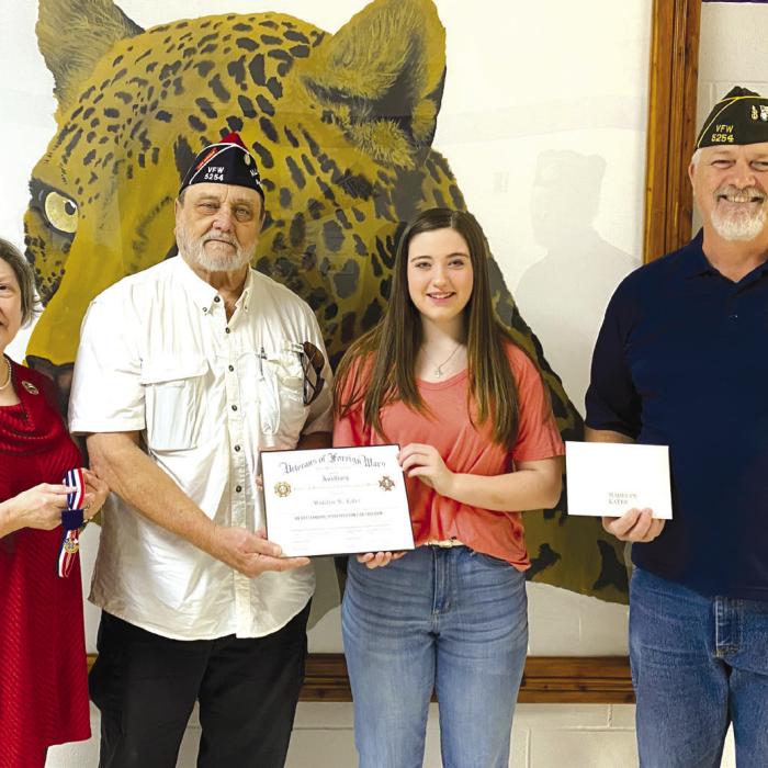 VFW Post No. 5254 and Auxiliary Announce Contest Winners