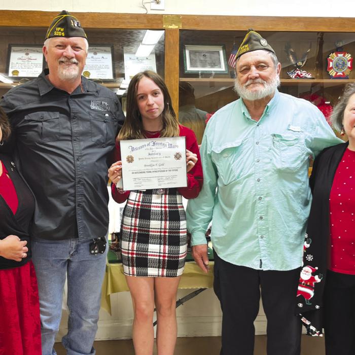 VFW Post No. 5254 and Auxiliary Announce Contest Winners