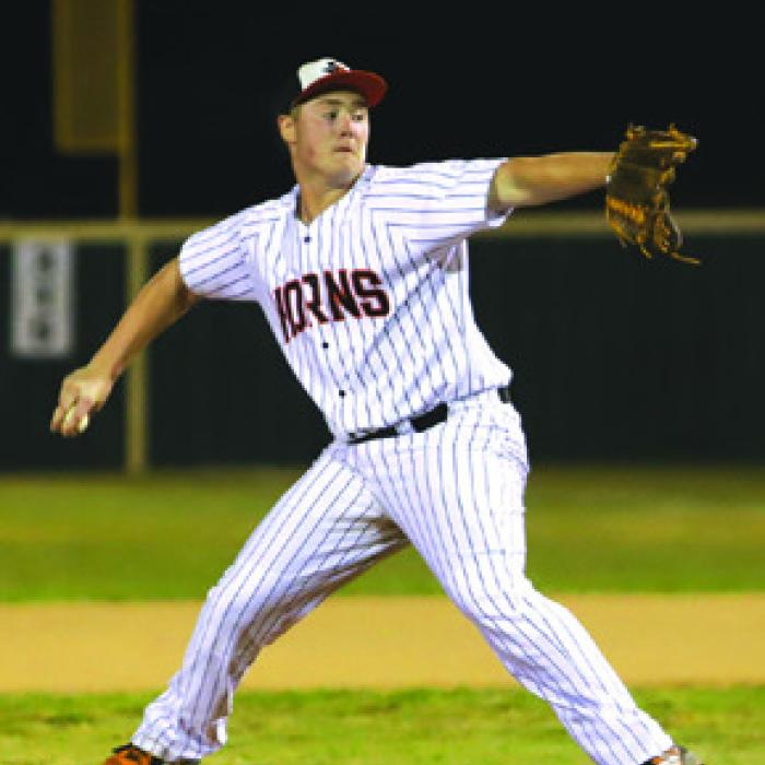 Connor Fogle started the game for Schulenburg. Photos by Audrey Kristynik