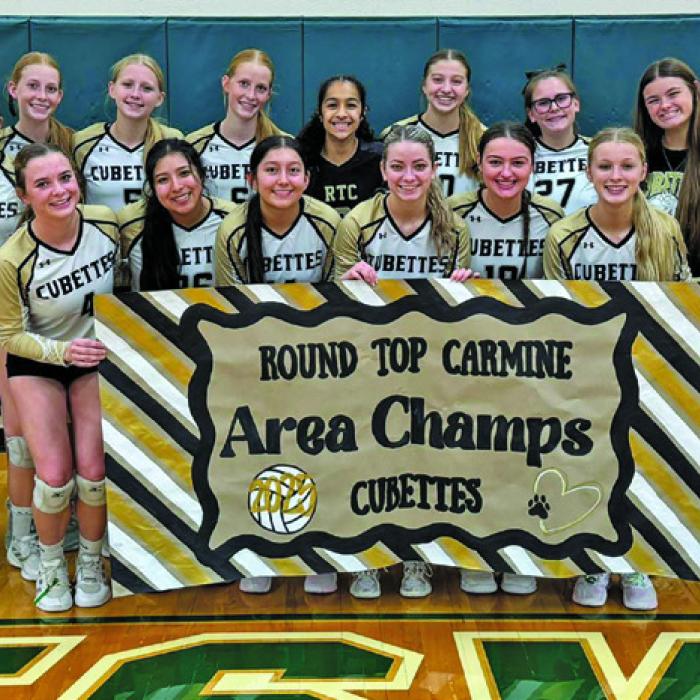 The Cubettes pose after Tuesday’s playoff win in Huntsville.