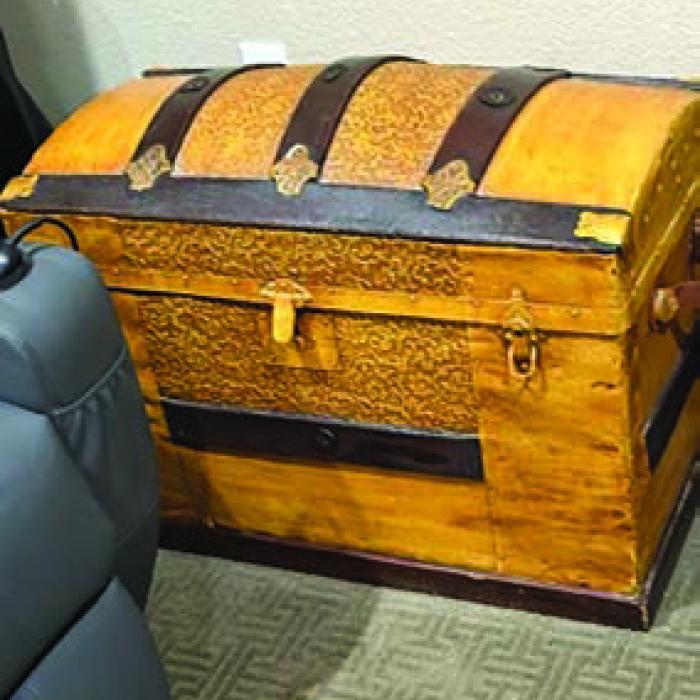 Stephanie Ruckert’s grandmother’s trunk.