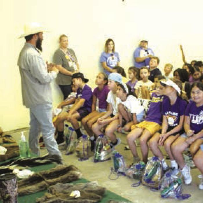 The Texas Parks and Wildlife station.
