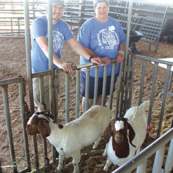 Linda Anders led a talk about goats.