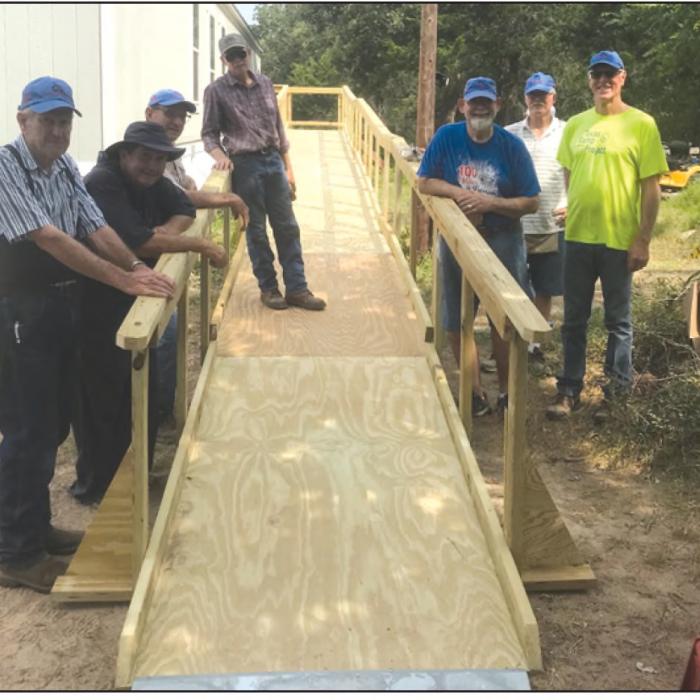 Ramps Built Near Holman & Ledbetter Recently