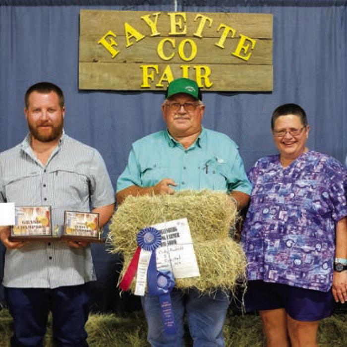 Pavlicek Takes Top Honors at Fayette County Fair Hay Show