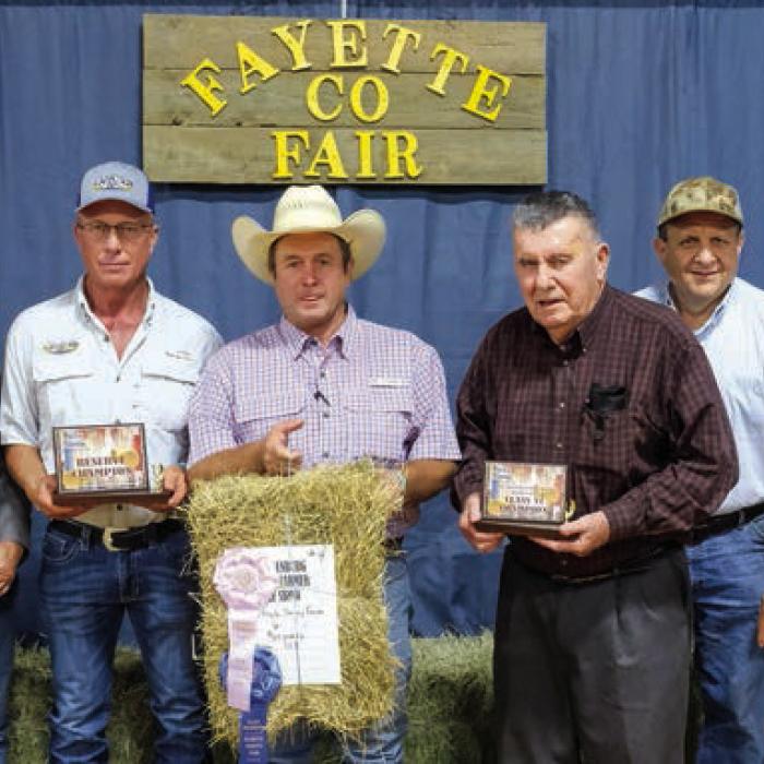 Pavlicek Takes Top Honors at Fayette County Fair Hay Show