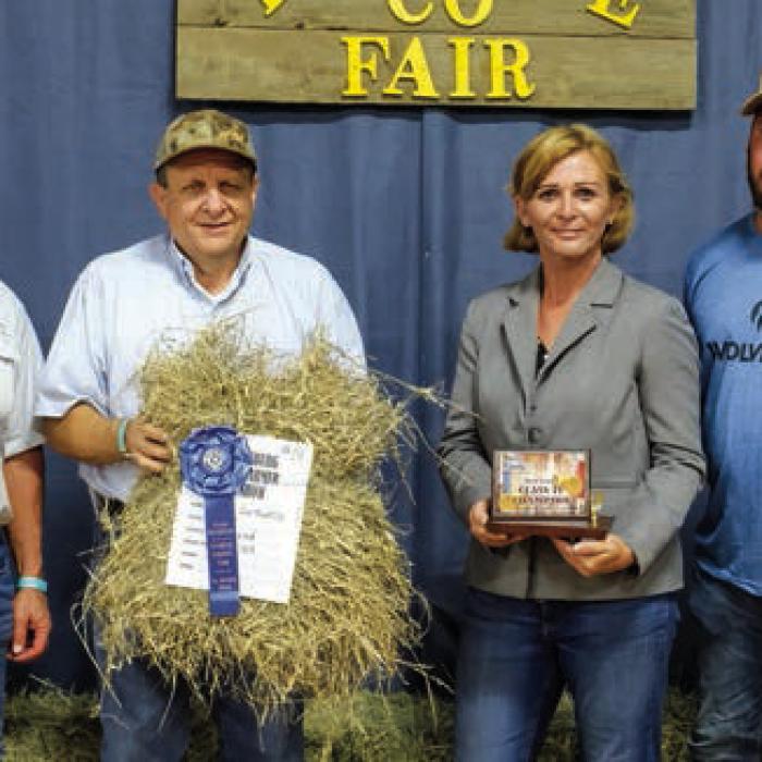 Pavlicek Takes Top Honors at Fayette County Fair Hay Show