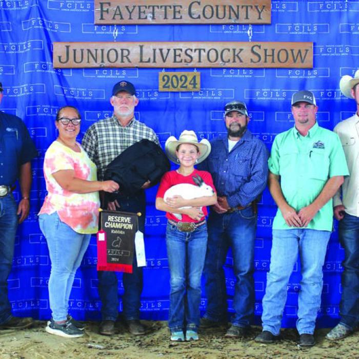 Fayette County Junior Livestock Show Reserve Champions