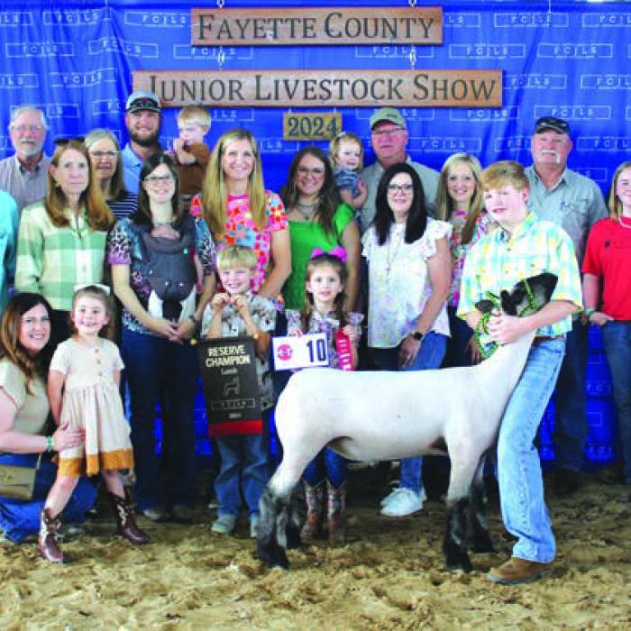 Fayette County Junior Livestock Show Reserve Champions