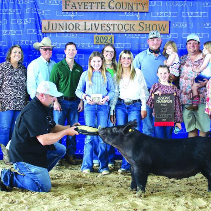 Fayette County Junior Livestock Show Reserve Champions