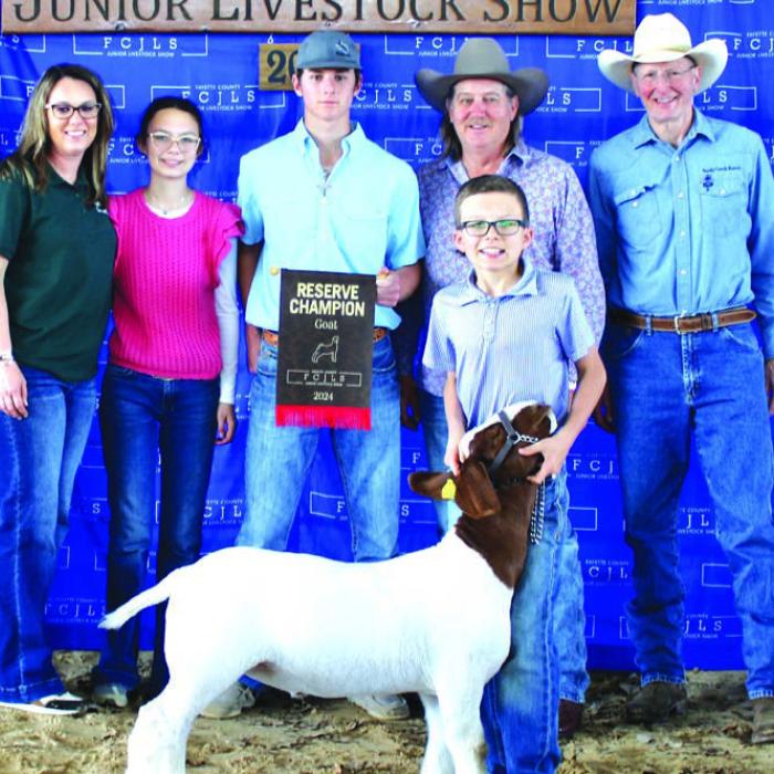 Fayette County Junior Livestock Show Reserve Champions