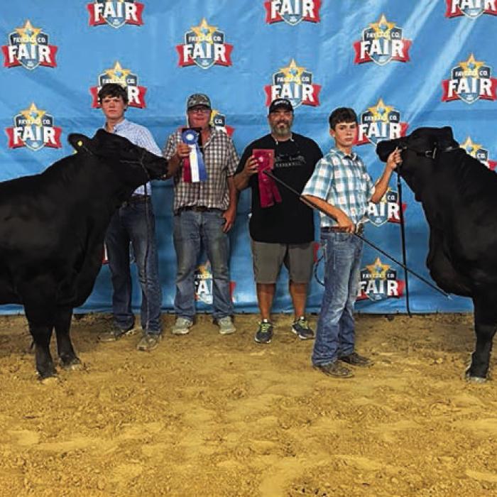 Fayette County Fair Heifer Show Winners