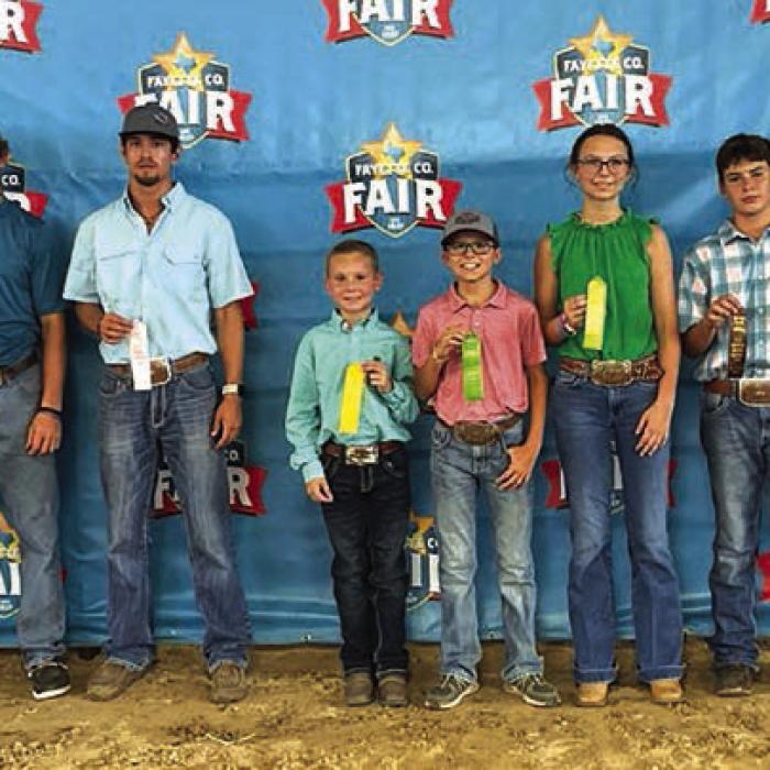 Fayette County Fair Heifer Show Winners