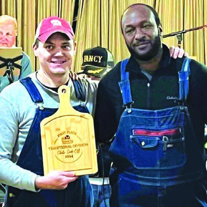 Winners of the Traditional Chili category, as awarded by the judges – the Best Overall Chili Team.