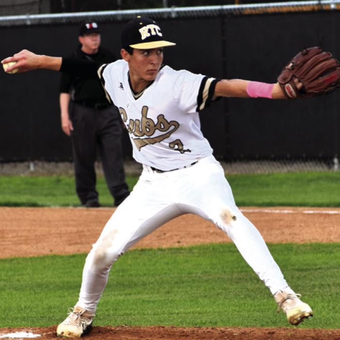 Round Top-Carmine standout pitcher William Neese. Photo by Pail Kipp