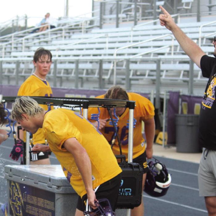 Leps Host El Campo Friday in Football Scrimmage; 104 High Schoolers Playing This Year