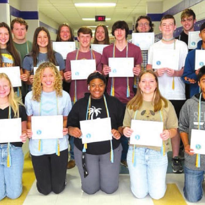 LG Students Inducted into Blinn Honor Society
