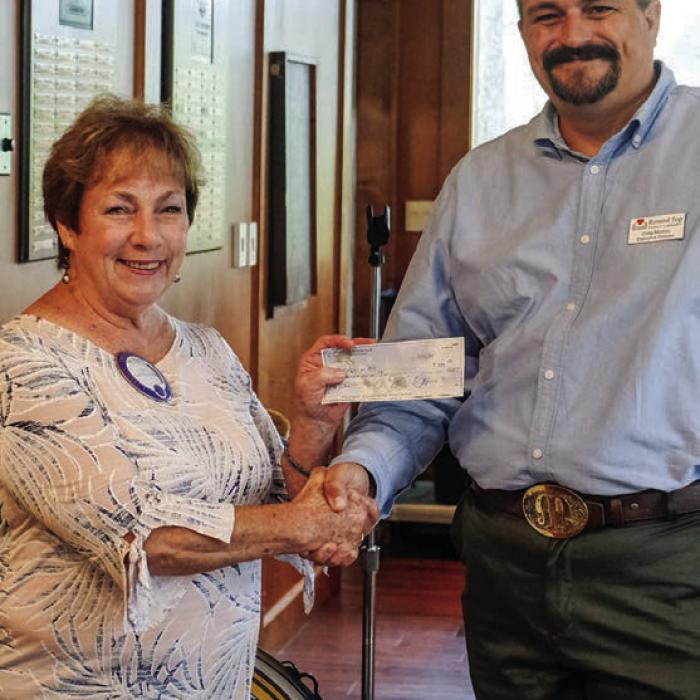 Lions Donate to CASA