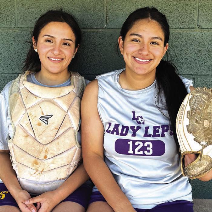 Sisterly Pitcher/Catcher Combo Shines for Lady Leps Softball