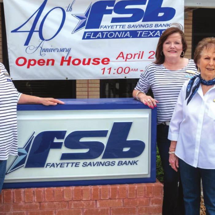 Fayette Savings Celebrates 40 Years of Banking in Flatonia