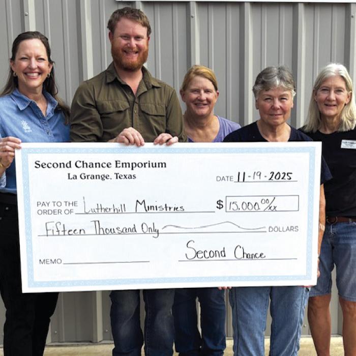 Second Chance Donates to Lutherhill