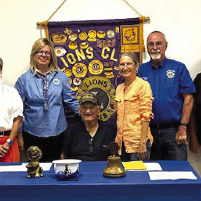 Carmine Lions Club Install New Offi cers; Community Dance Night Slated Friday