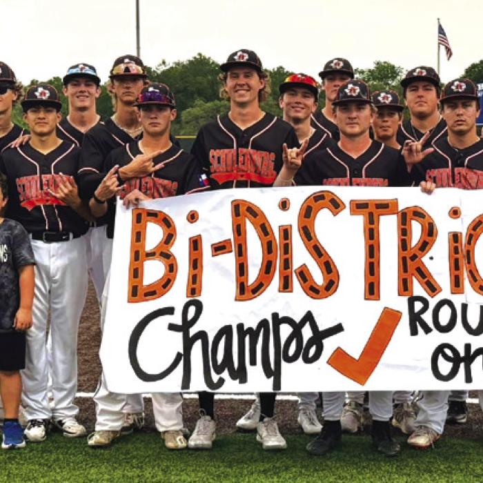The Shorthorns after Friday’s series clinching victory.