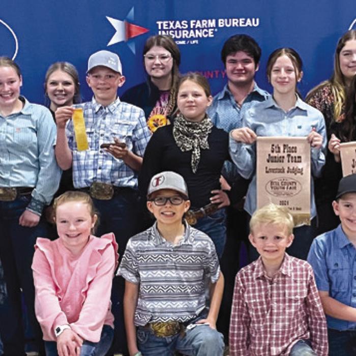 Fayette County 4-H Competes in Bell County Livestock Judging Contest