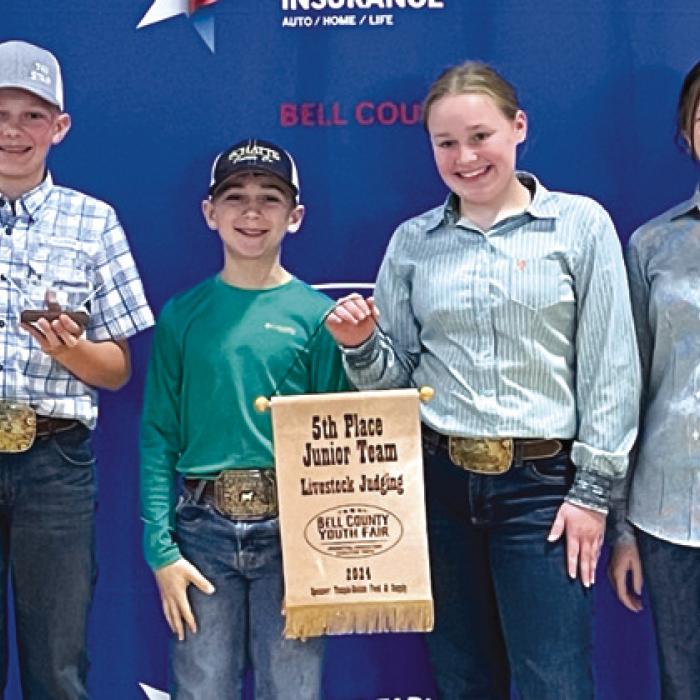Fayette County 4-H Competes in Bell County Livestock Judging Contest