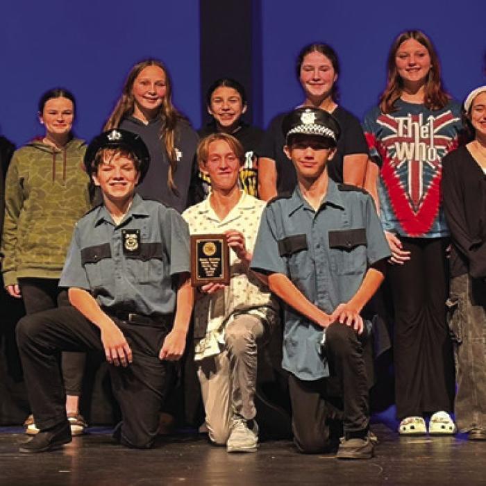 Middle School One Act Places Third at District