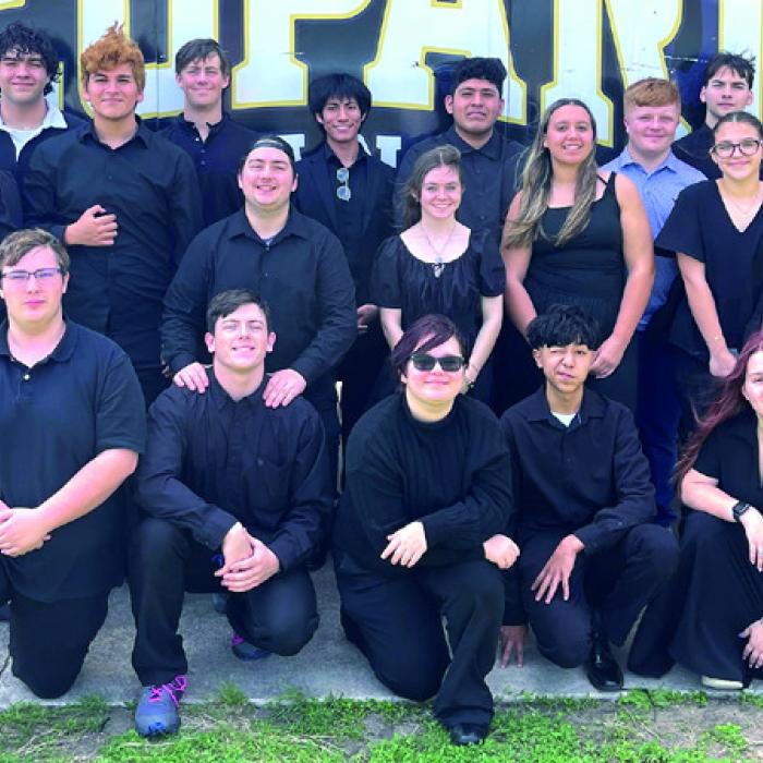 The members of the La Grange High School Band who competed in the UIL Region Solo &amp; Ensemble contest February 21st at Smithville.