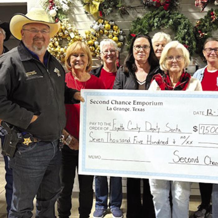Second Chance Donates to Deputy Santa, GFCF