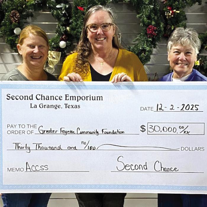 Second Chance Donates to Deputy Santa, GFCF