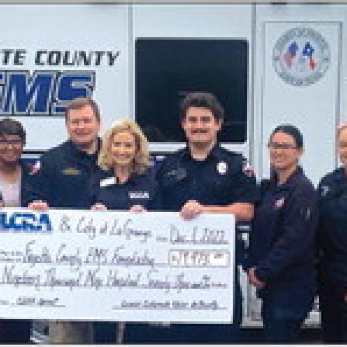 LCRA, City Of La Grange Award $19,973 Grant To EMS