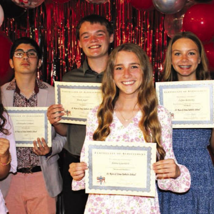 St. Rose of Lima Catholic School End of Year Awards