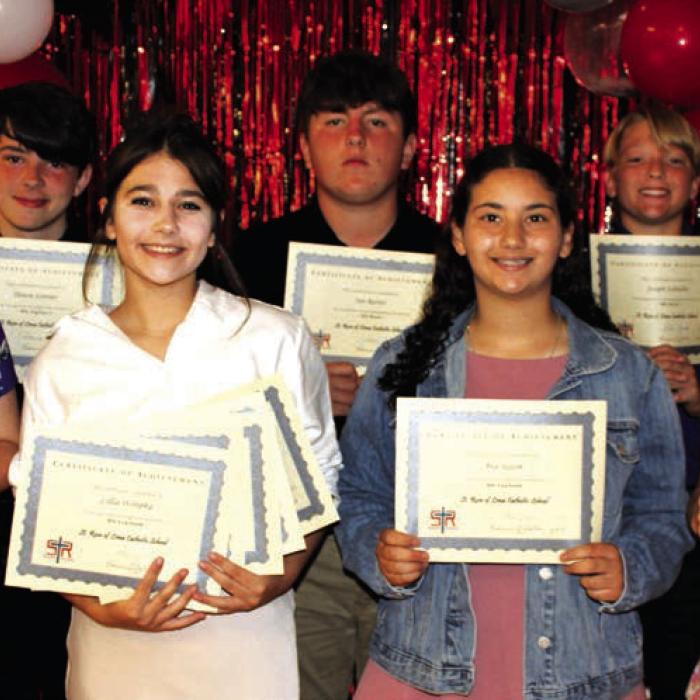 St. Rose of Lima Catholic School End of Year Awards