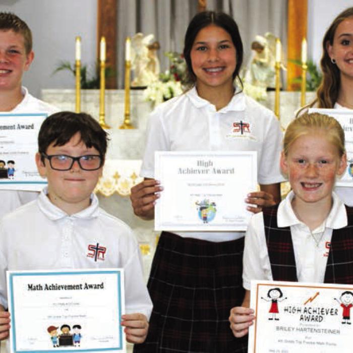 St. Rose of Lima Catholic School End of Year Awards