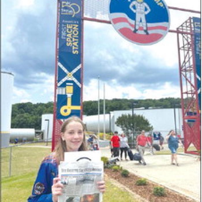 Record Attends Space Camp