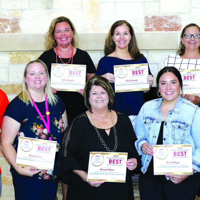 Schulenburg ISD Celebrates Readers’ Choice Awards