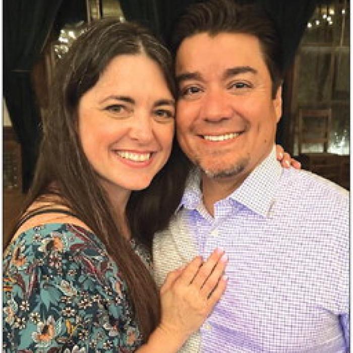 Holly Czimskey and her husband Mike.