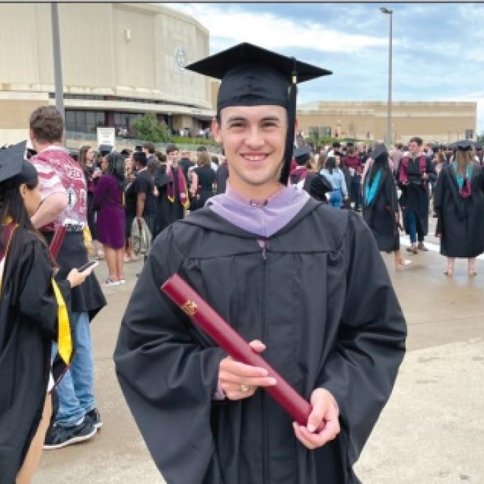 Schneider Graduates From Texas A&M