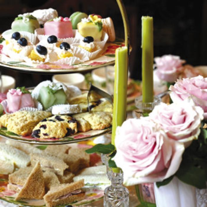 Treats served during the High Tea event.