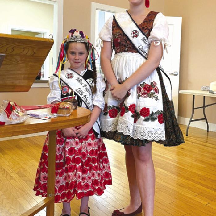 Fayette CHS Little Princes Lillie Karstedt and Queen Madelyn Karstedt had birthdays recently and were treated with muffins.