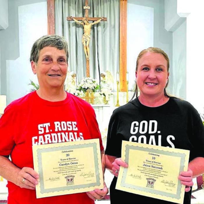 St. Rose Presents Service Awards
