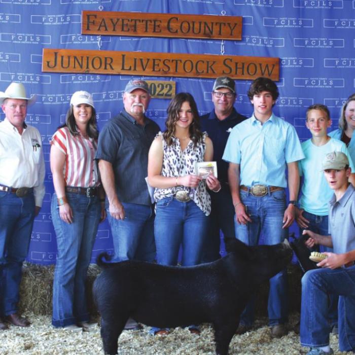 Fayette County Junior Livestock Showmanship Winners