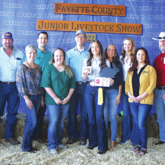 Fayette County Junior Livestock Showmanship Winners
