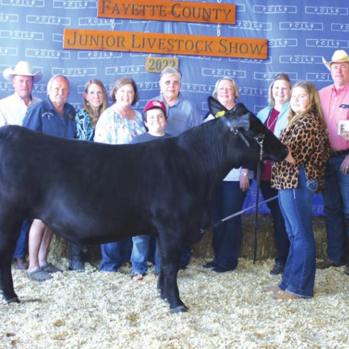 Fayette County Junior Livestock Showmanship Winners