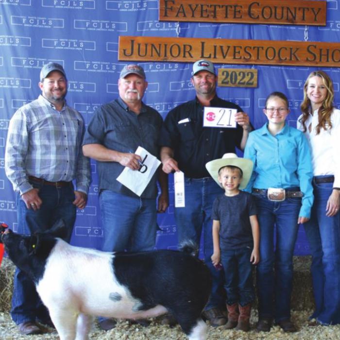 Fayette County Junior Livestock Showmanship Winners