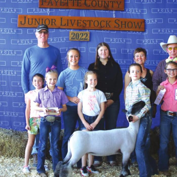 Fayette County Junior Livestock Showmanship Winners