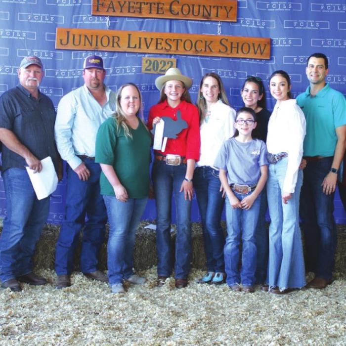 Fayette County Junior Livestock Showmanship Winners